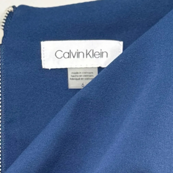Calvin Klein Navy Blue Dress - Picture 4 of 6